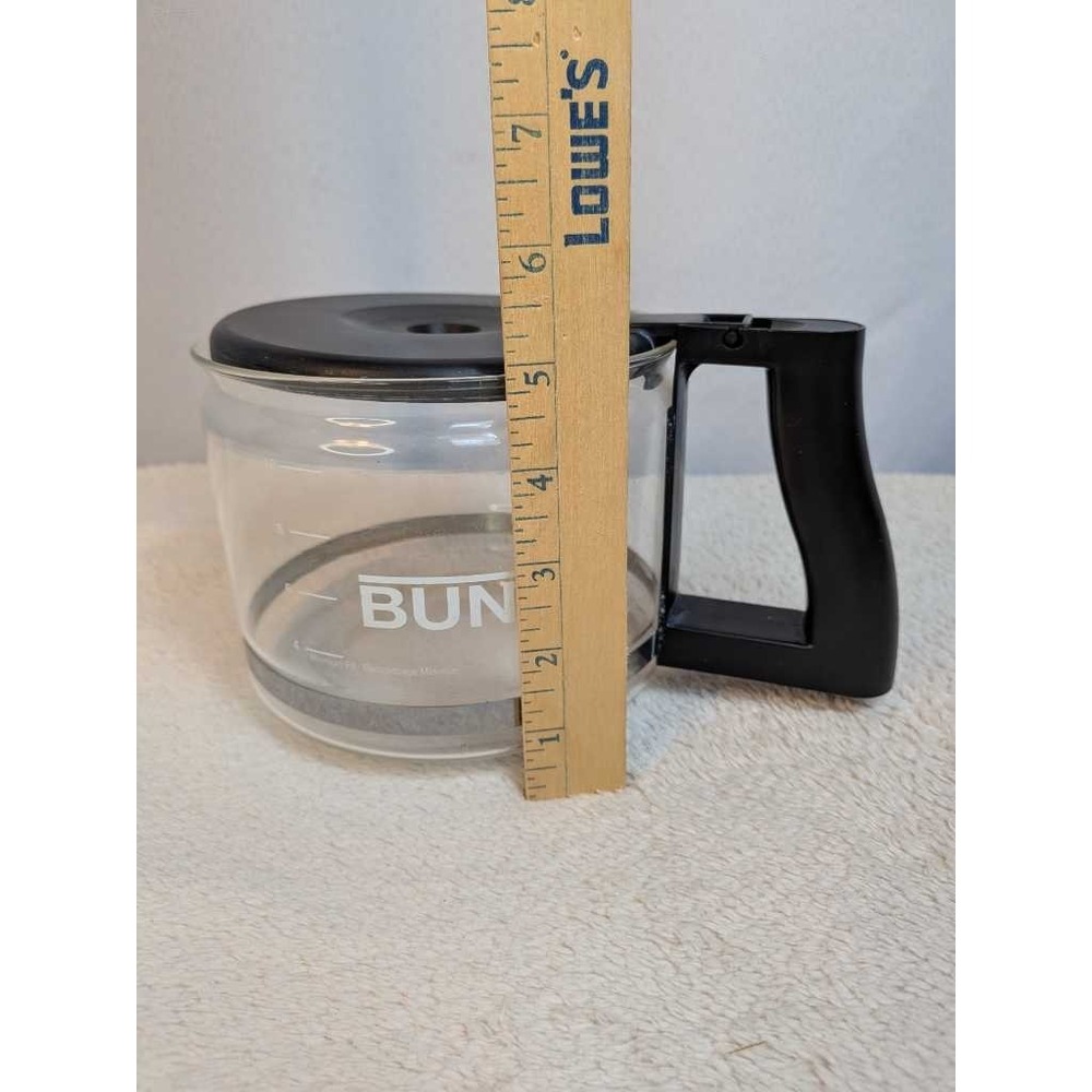 Bunn Coffee Carafe Replacement Glass Pot Lid Handle Commercial Restaurant - Picture 6 of 7
